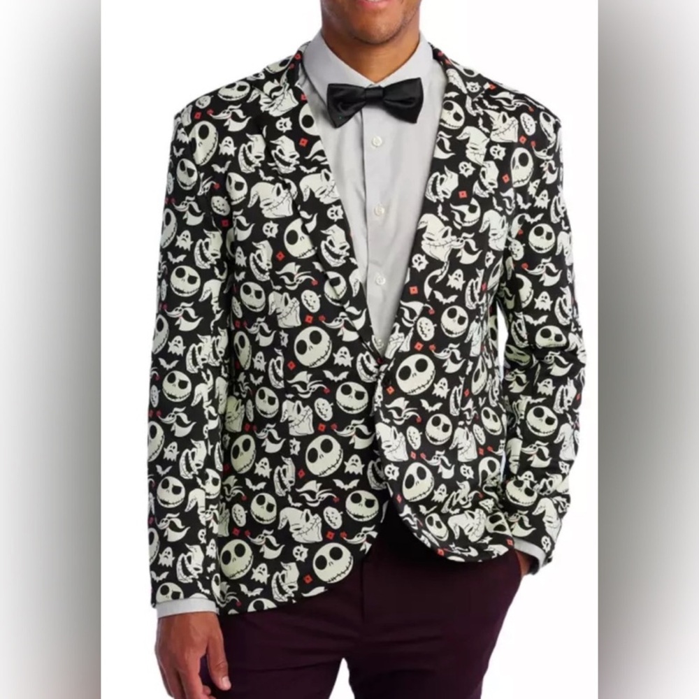 Disney Black and White Patterned Jacket